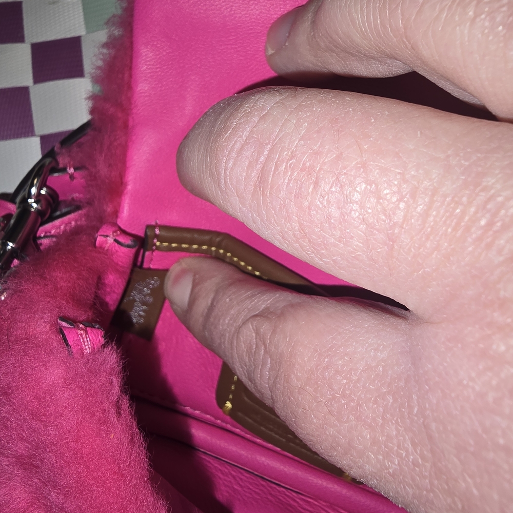 EUC Coach X Lil Nas Tabby 12 Shearling Fuschia Pink - Picture 4 of 15